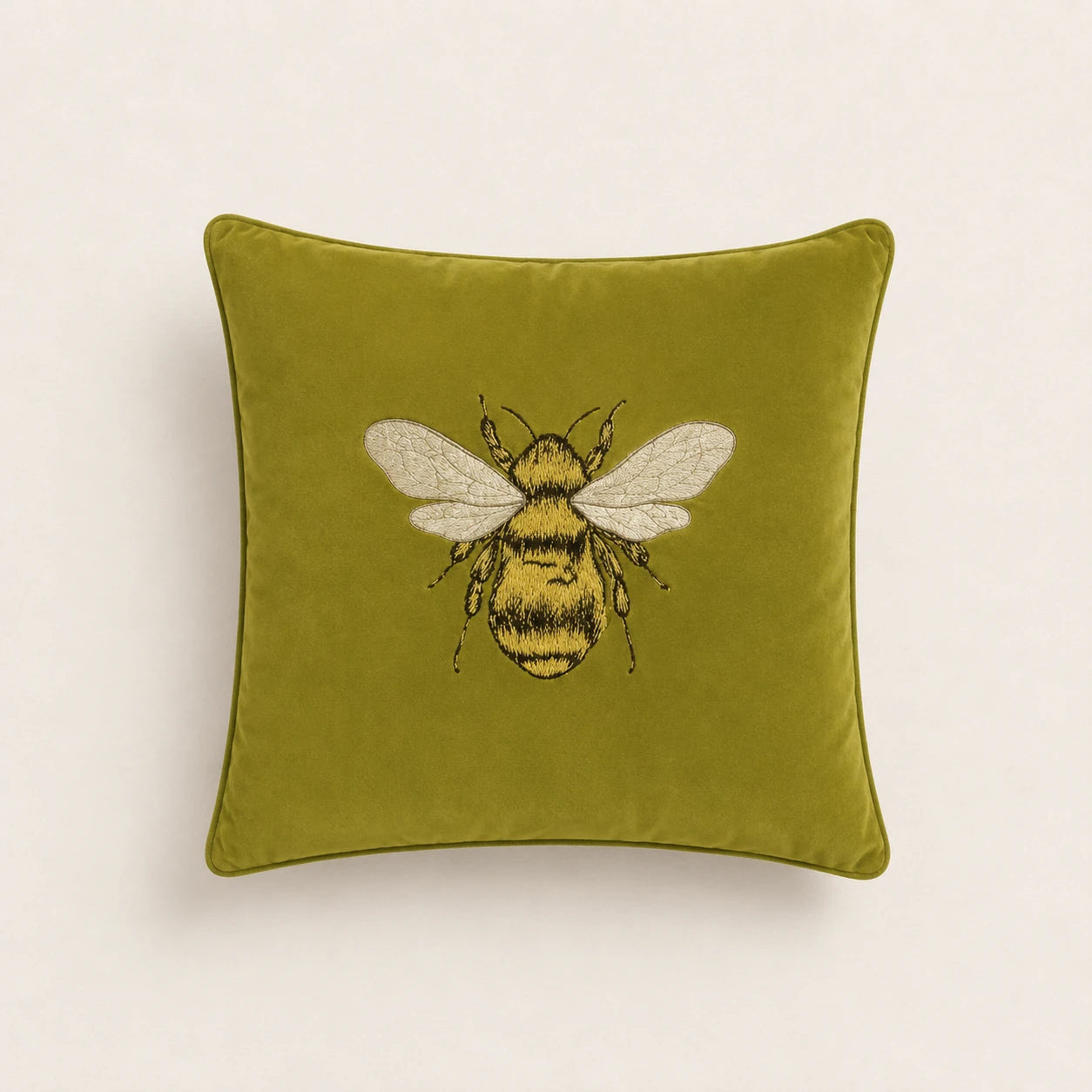 Seroise Velvet Bee Cushion - Fluweel Sierkussen met Bij