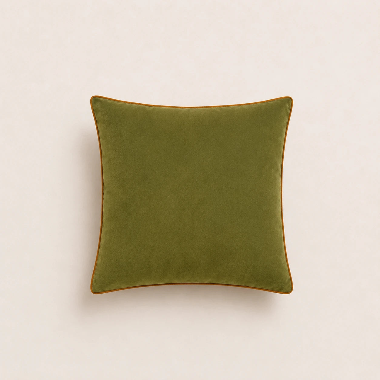 Seroise Olive Velvet Cushion - Fluweel Sierkussen Groen