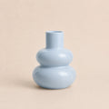 Seroise Bubble Sky Vase - Glazen Vaas Lichtblauw
