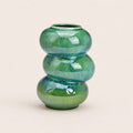 Seroise Ocean Glaze Vase - Design Vaas Groen/Blauw